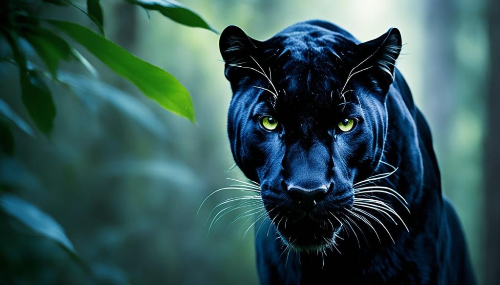 Black panther symbol in Native American mythology