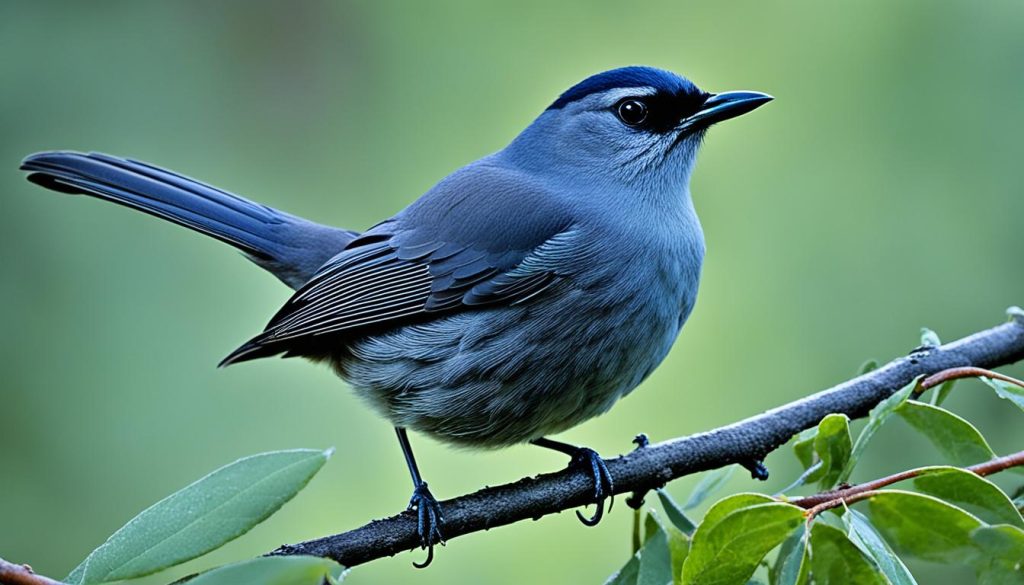 Catbird symbolizing intuition and independence