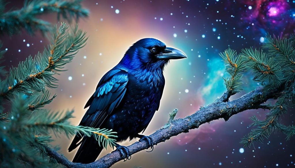 Crow mystique and cosmic connection