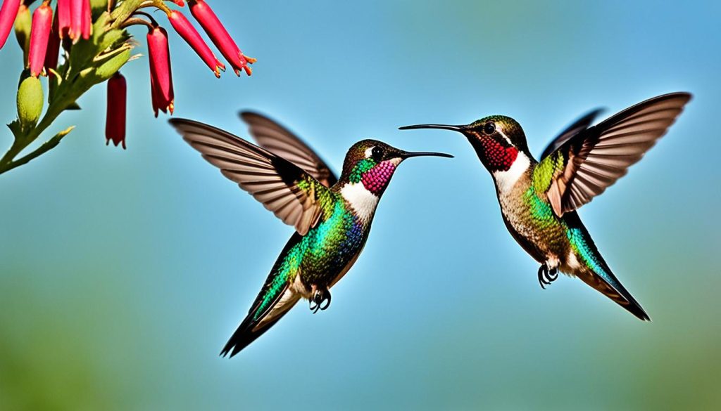 Hummingbird's Courtship Rituals