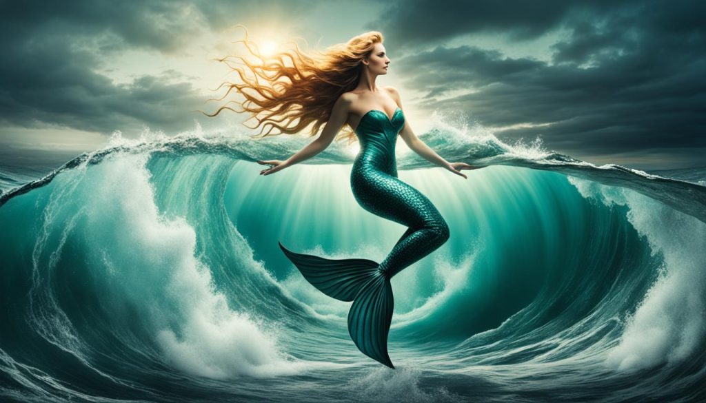 Mermaids as symbols of nature's power