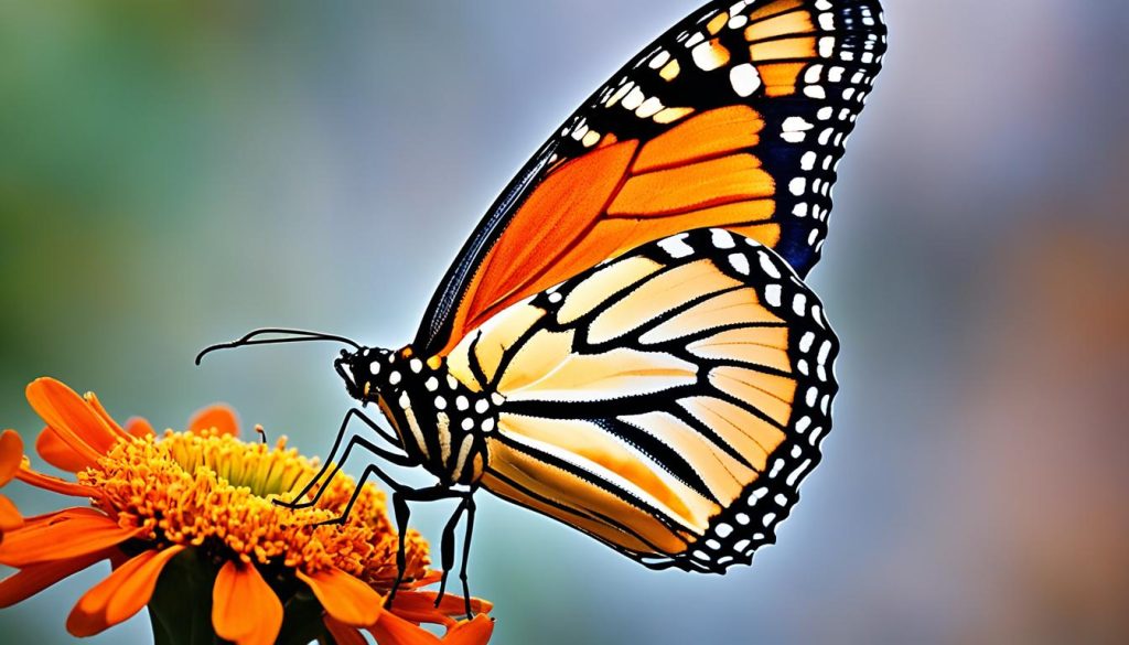 Monarch Butterfly Totem-symbolic representation of life's transformations