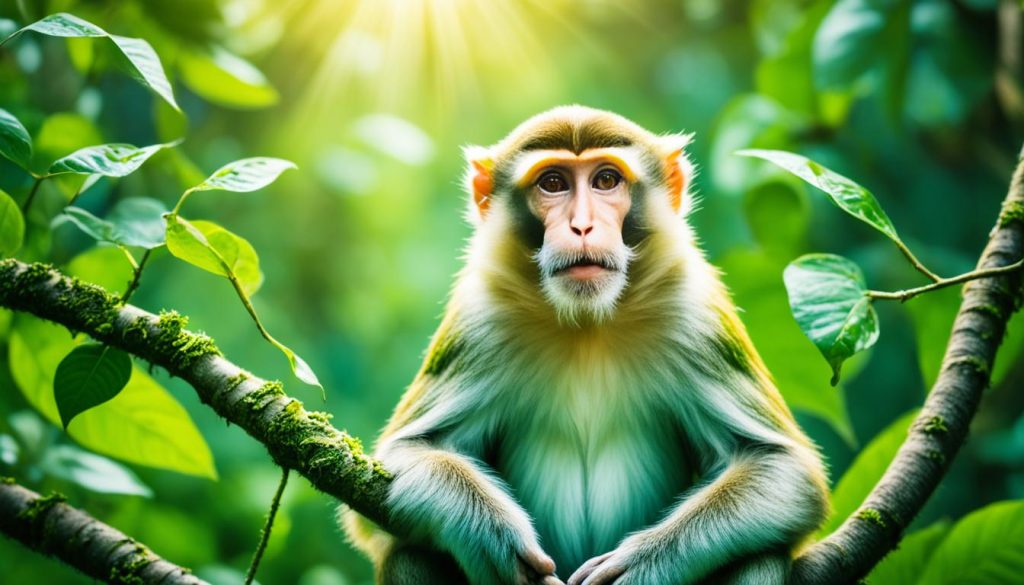 Monkey Energy during Spiritual Practice