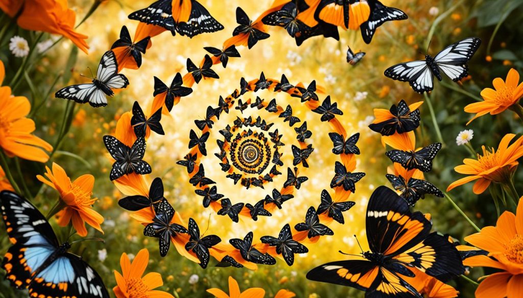 Orange and Black Butterflies as Spiritual Guides