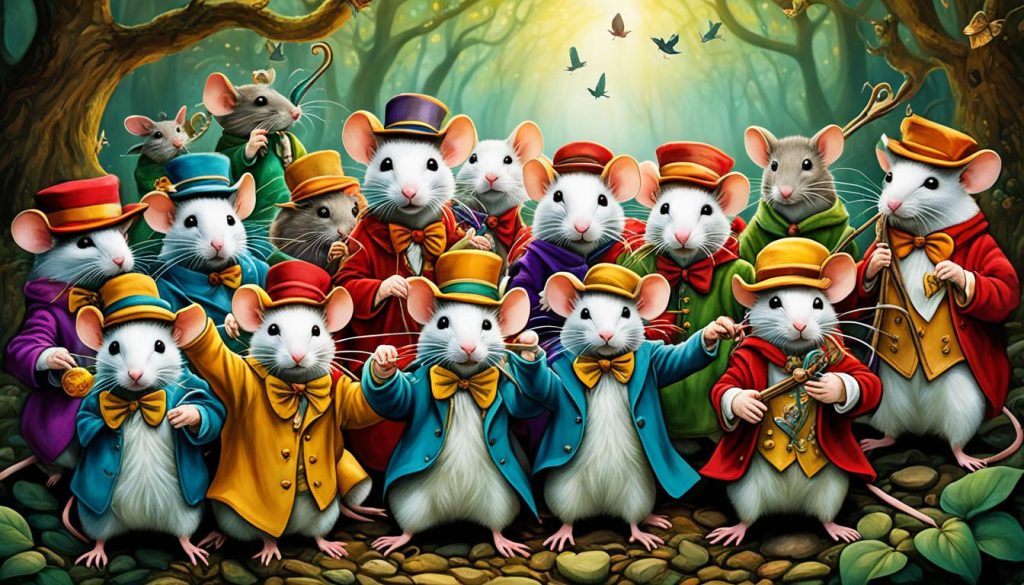 Pied Piper of Hamelin and Rats
