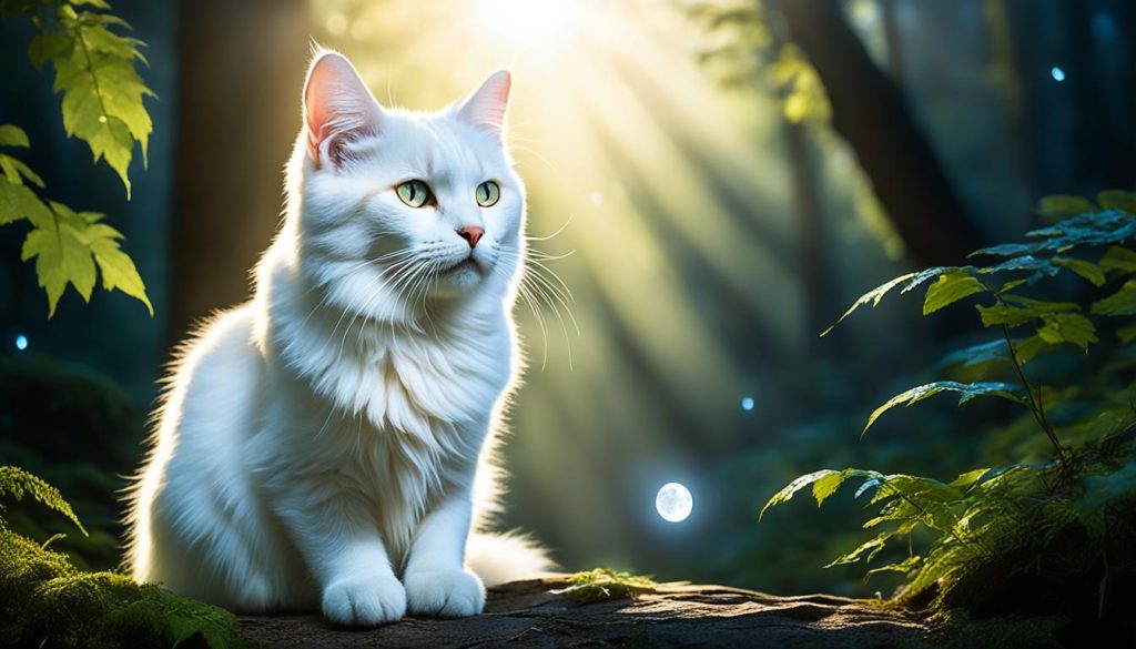 Spiritual meaning of a white cat as a totem animal
