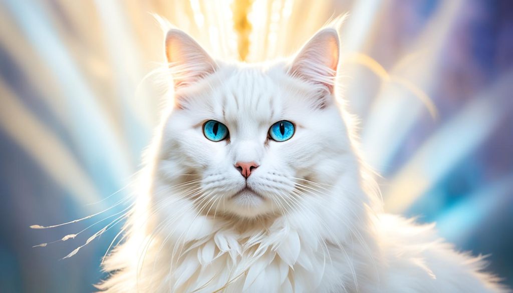 White Cat as a Spiritual Messenger