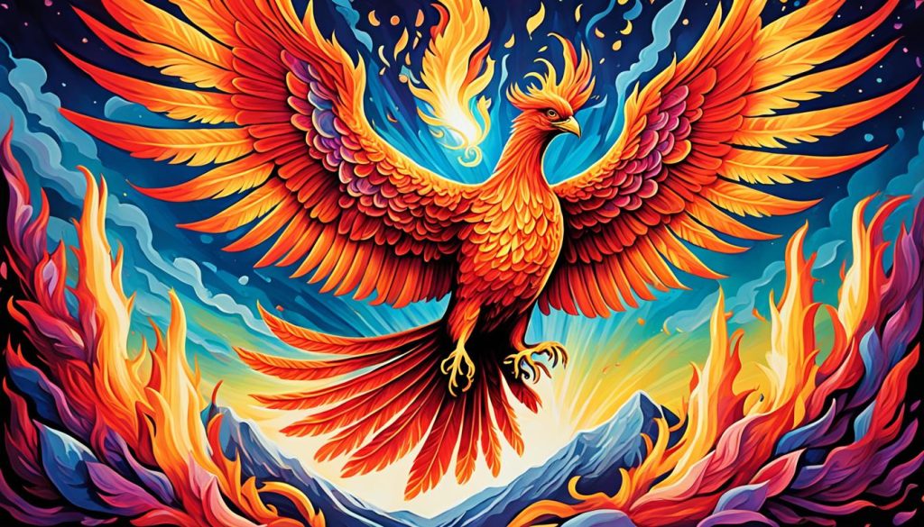 artistic representations of phoenix