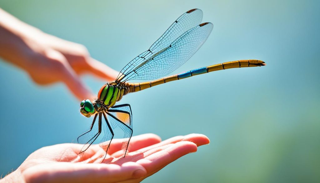dragonfly landing symbolism