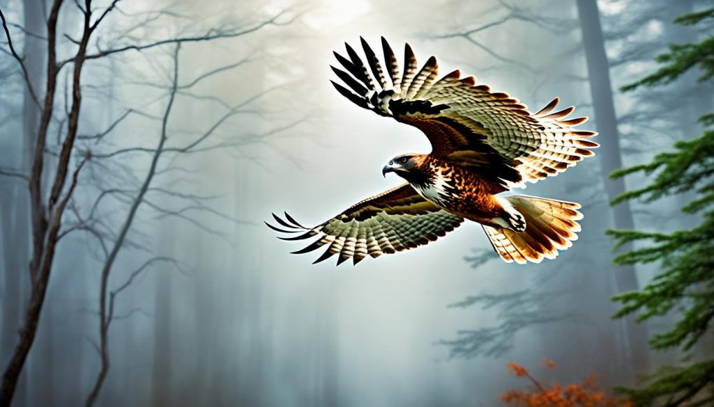embracing spiritual meaning of red tailed hawk