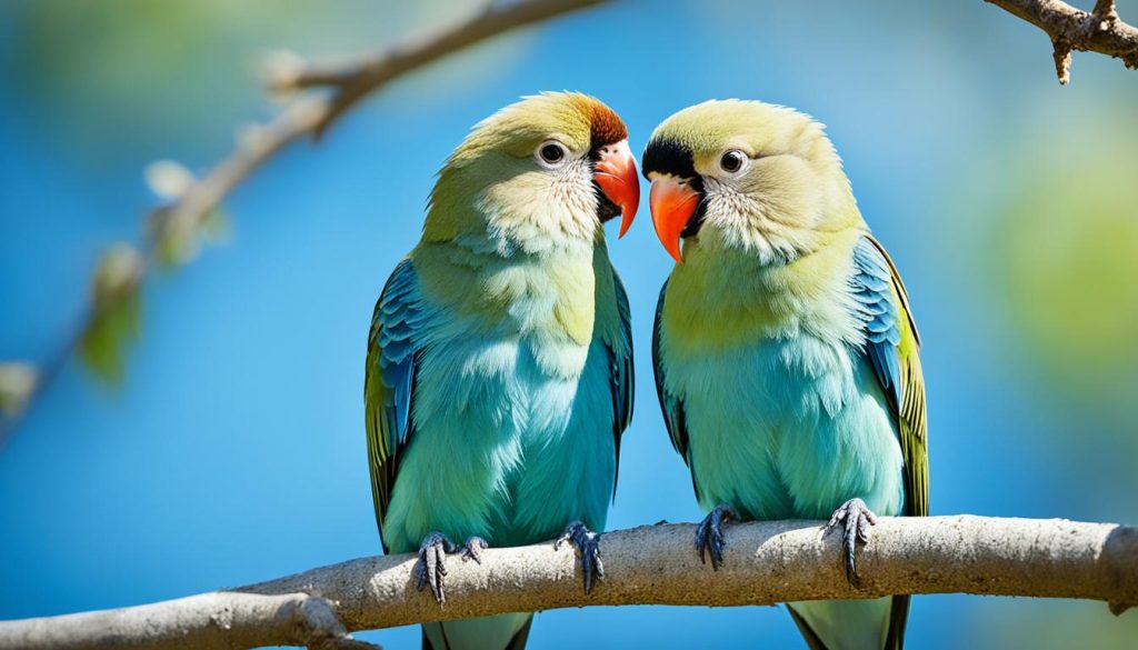 love birds behavior