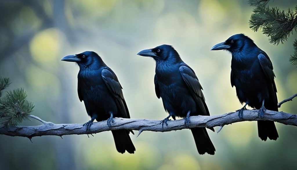 mystical interpretation of triad crows