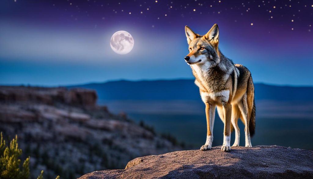 mystical significance of seeing a coyote