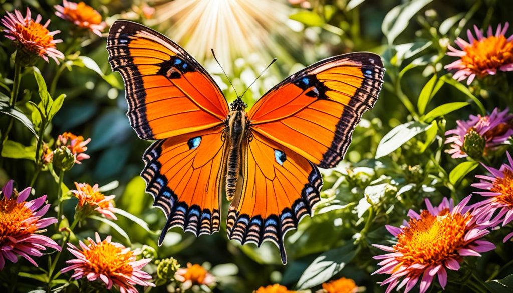 orange butterfly and spiritual awakening