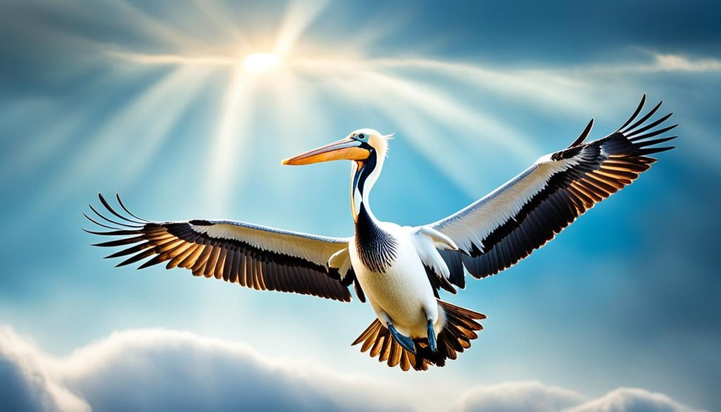 pelican as a divine messenger