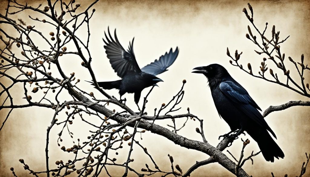 spiritual growth and intuition influenced by crows