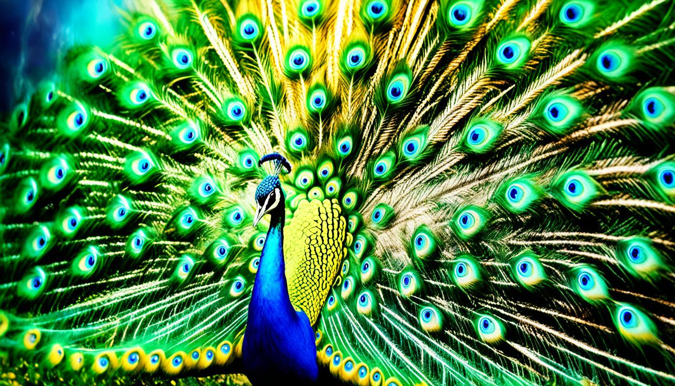 spiritual meaning of a peacock crossing your path