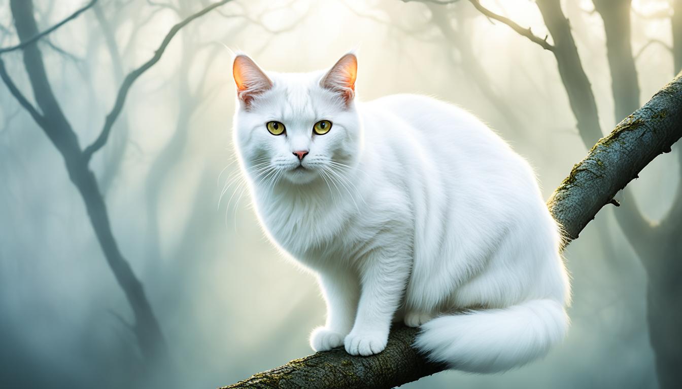 spiritual meaning of a white cat