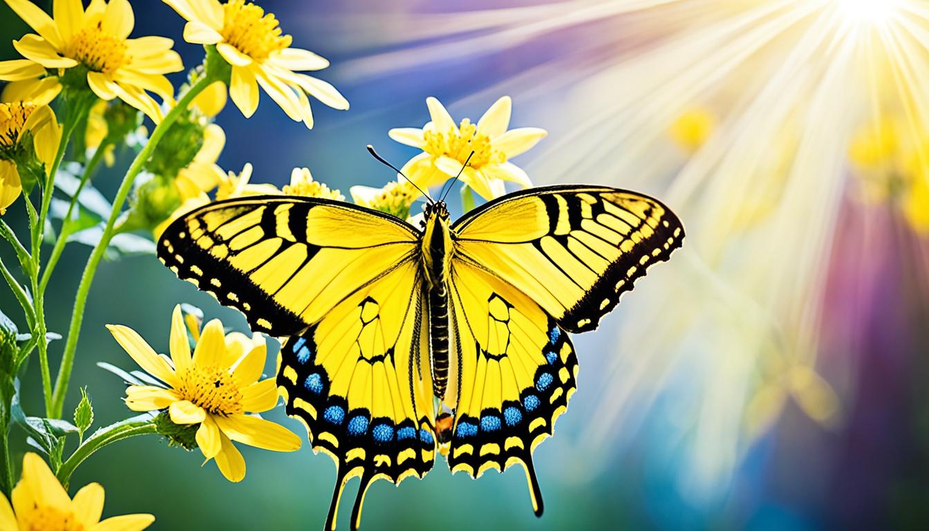 spiritual meaning of a yellow butterfly