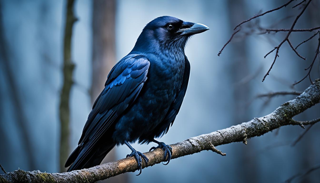 spiritual meaning of seeing a black crow