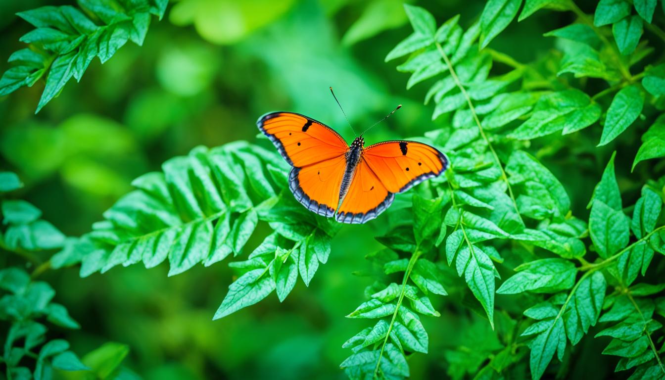 spiritual meaning of seeing an orange butterfly