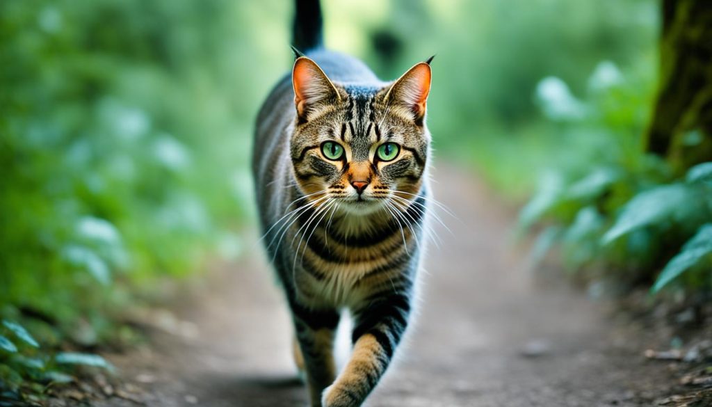 spiritual meaning of stray cat following you