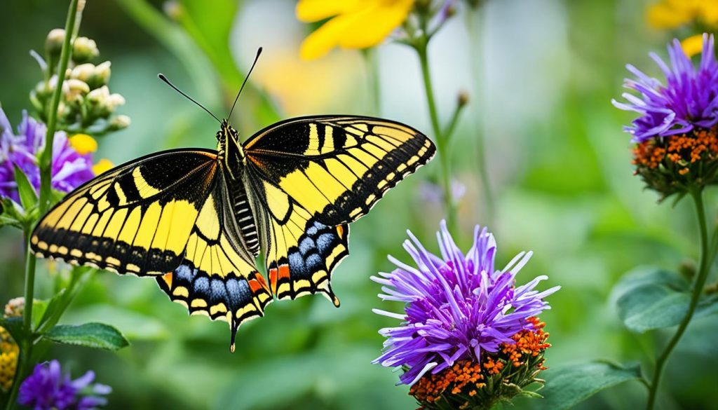 spiritual messages from a yellow and black butterfly
