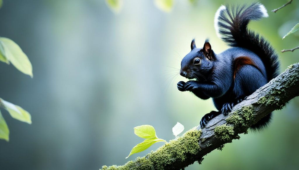 spiritual significance of black squirrels