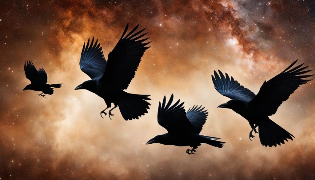 symbolism of 3 crows
