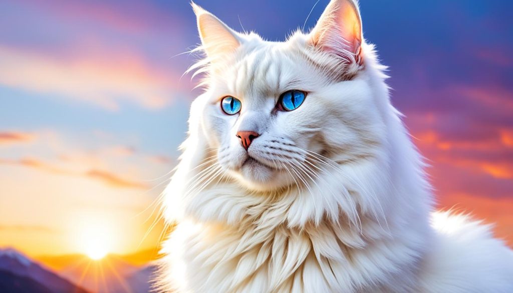 white cat symbolism