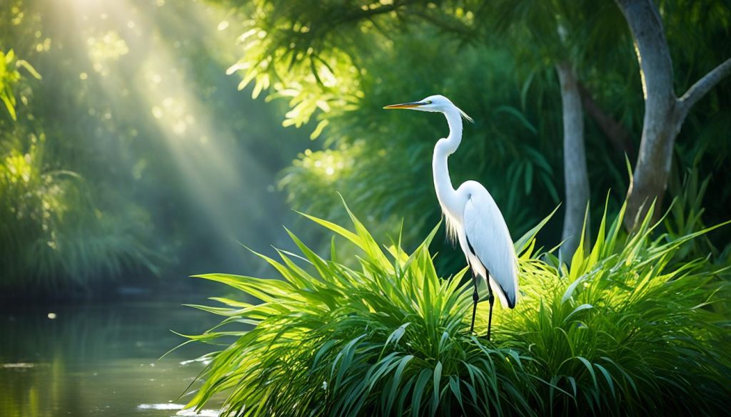 White Egret spiritual connection