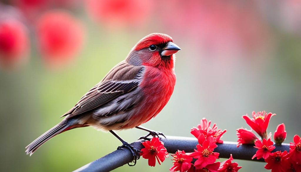 red house finch symbolic meaning