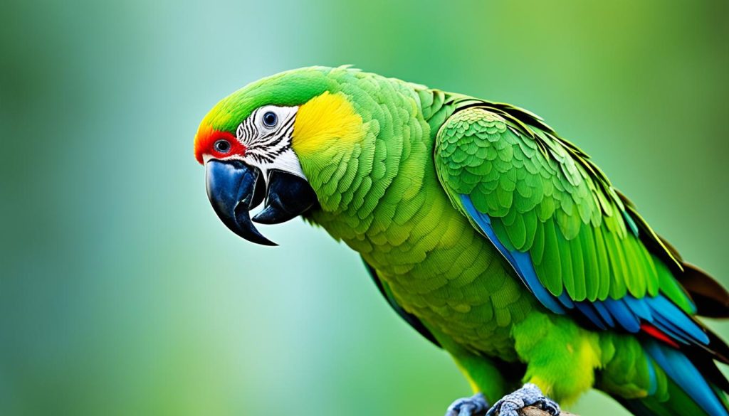 spiritual interpretation green parrot