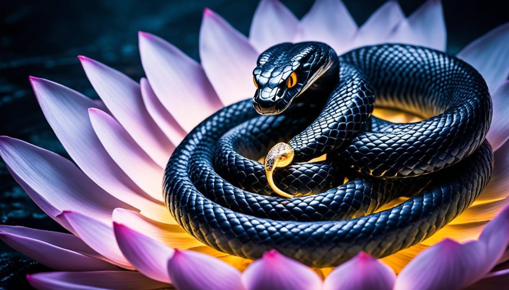 symbolism of black cobra in spirituality